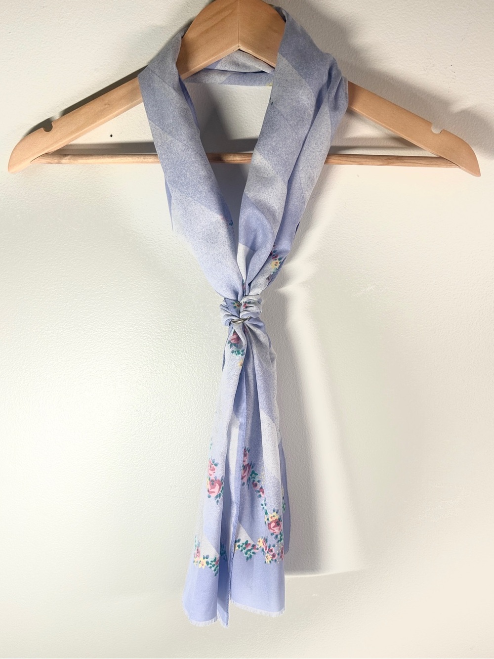 2/$25* Vintage Italian Purple Floral Fashion Scarf